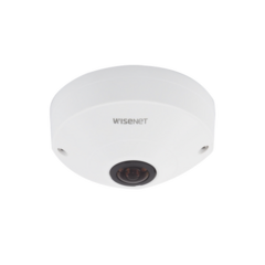 Hanwha Techwin Wisenet Camara IP Fish Eye Interior 6 Megapixel / WDR 120dB / PTZ Digital 8X / Video Analíticos / MicroSD / H.265 MOD: QNF-8010