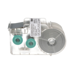 PANDUIT Casete de 100 Etiquetas Autolaminadas Turn-Tell, Con Rotación para Mejor Visibilidad, para Cables de Redes de Cobre o Fibra Óptica, de 5.5 a 7.1 mm de Diámetro MOD: R100X150V1C