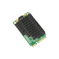 MIKROTIK Tarjeta Mini-PCI-Express inalámbrica de doble canal en 5GHz a/n/ac, Hasta 27dBm de potencia. MOD: R11E-5HACD