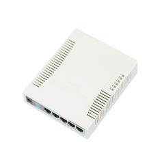MIKROTIK Switch Mikrotik 5 puertos Gigabit Ethernet y 1 SFP MOD: RB260GS
