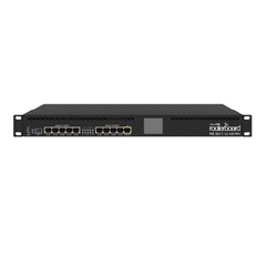 MIKROTIK RouterBoard, CPU 2 Núcleos, 10 Puertos Gigabit Ethernet, 1 Puerto SFP, 1 GB Memoria, Licencia Nivel 5, Montaje Rack MOD: RB3011UIAS-RM