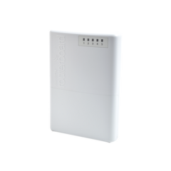 MIKROTIK (PowerBox) RouterBoard, 5 Puertos Fast Ethernet con PoE Pasivo, para exterior MOD: RB750P-PBR2