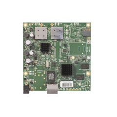 MIKROTIK RouterBoard Inalámbrico en 5GHz a/n/ac, 1 Puerto Gigabit, CPU 720MHz, Licencia Nivel 3 (Solo Cliente). MOD: RB911G-5HPACD