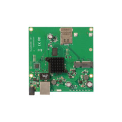 MIKROTIK Tarjeta CPU doble núcleo a 800MHz, ranura miniPCIe para un módulo inalámbrico de su elección y ranura SIM incluida. MOD: RBM11G