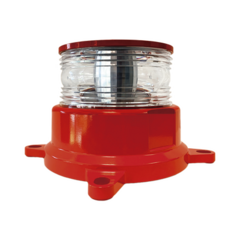 TWR Lámpara de Obstrucción Tipo L-864, LED de media intensidad, (24 Vcc). MOD: RED-STAR-DC