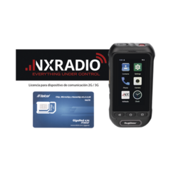 RUGGEAR KIT Radio RG360 +12 Meses Servicio NXRADIOTERMINAL + SIM TELCEL 1GB Mensual por 12 Meses MOD: RG360KITSIMTEL