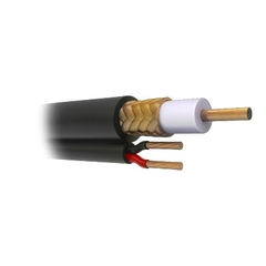 VIAKON ( venta x metro ) Cable siamés coaxial RG59. ( Forro grabado con la marca SYSCOM ) MOD: RG-59-V