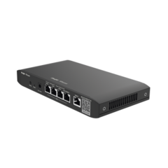 RUIJIE Router administrable cloud con POE+ 54w, 3 puertos LAN gigabit, 1 Puerto WAN gigabit y 1 puerto LAN/WAN gigabit configurable, hasta 100 clientes con desempeño de 600 Mbps asimétricos MOD: RG-EG105G-PV2