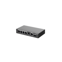 RUIJIE Switch Administrable con 1 puertos Gigabit PoE, 1 Uplink Gigabit combo SFP, gestión gratuita desde la nube RG-ES206GS-P