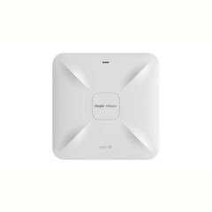 RUIJIE Punto de acceso Wi-Fi 6 para interior en techo, hasta 512 usuarios y 3.2 Gbps, doble banda 802.11AX MU-MIMO 4x4 RG-RAP2260(E)