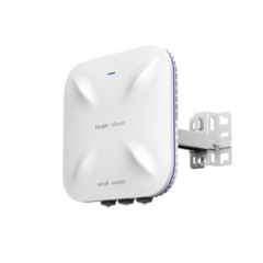 RUIJIE Punto de Acceso Wi-Fi 6 Industrial para Exterior 5.95Gbps, MU-MIMO4x4, 360°, Filtros Anti Interferencia y Auto Optimización con IA, puerto eth 2.5G y SFP RG-RAP6260(H)