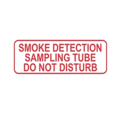 SAFE FIRE DETECTION INC. Etiqueta de identificación para tubería de aspiración, paquete con 125 piezas MOD: RP-5217