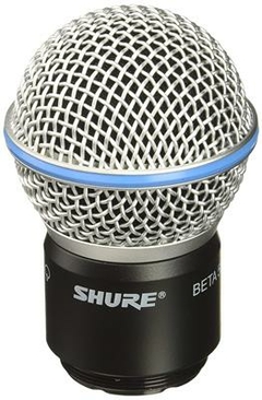 RPW118 Shure Beta 58A - Micrófono dinámico de mano para vocalistas - Respuesta de frecuencia mejorada y resistencia al choque