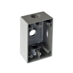 RAWELT Caja Condulet FS de 1/2" (12.7 mm) con tres bocas a prueba de intemperie. MOD: RR-0281