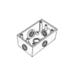 RAWELT Caja Condulet FS de 1" (25.4 mm) con cinco bocas a prueba de intemperie. MOD: RR-2748