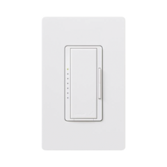 LUTRON ELECTRONICS Atenuador Dimmer PRO para linea RadioRa2, RadioRa3 y RA2 Select, el cable neutro es opcional 250W LED / CFL RRDPROWH