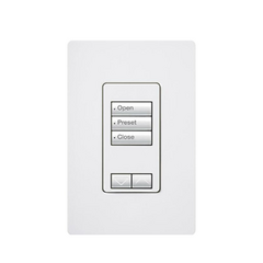 LUTRON ELECTRONICS Teclado seetouch 3 botones, 2 botones subir/bajar, programe escenas diferentes en cada botón. MOD: RRD-W3BRL-WH