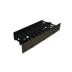 SIEMON Organizador de Cable Horizontal RS3, Doble, Para Rack de 19in, 4in de profundidad, 2UR MOD: RS3-RWM-2DS