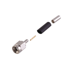 RF INDUSTRIES,LTD Conector SMA Macho de anillo plegable para cable RG-174/U, BELDEN 8216, MOD: RSA-3000-B