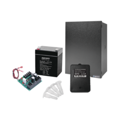 EPCOM POWERLINE Kit con Fuente ELK Products ( ELK624 ) con salida de 12 Vcc a 1 Amper, incluye transformador y batería de 4.5 Amper MOD: RT1640ELKPL4