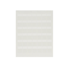 PANDUIT Paquete de Hojas con 2500 Etiquetas de Identificación Auto-laminadas para Impresora Láser/Inyección de Tinta, para Cables de 4.1 a 8.1 mm de Diámetro (10 - 6 AWG), Color Blanco MOD: S100X150YAJ