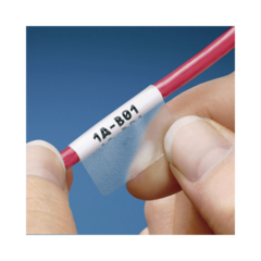 PANDUIT Hojas con 1000 Etiquetas Auto-laminadas para Impresora Láser/Inyección de Tinta, para Cables de 6.1 a 12.2 mm de Diámetro (8 - 4 AWG) MOD: S100X225YBJ - comprar en línea