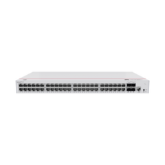 HUAWEI Switch Gigabit Administrable PoE Capa 2 / 48 puertos 10/100/1000 Mbps (PoE) / 4 Puertos SFP+ Uplink / 380W / PoE Perpetuo / Administración Nube Gratis S220-48P4X