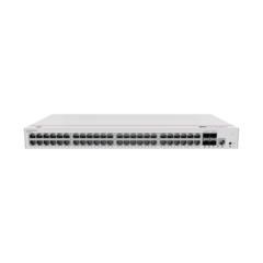 HUAWEI Switch Gigabit Administrable PoE Capa 3 / 48 puertos 10/100/1000 Mbps (PoE) / 4 Puertos SFP Uplink / 380W / PoE Perpetuo / iStack / Administración Nube Gratis S310-48P4S