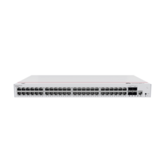 HUAWEI Switch Gigabit Administrable PoE Capa 3 / 48 puertos 10/100/1000 Mbps (PoE) / 4 Puertos SFP+ Uplink / 380W / PoE Perpetuo / iStack / Administración Nube Gratis S310-48P4X