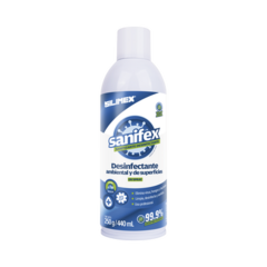 SILIMEX Sanitizante en spray, formulado para desinfectar las superficies en el hogar, oficinas, escuelas, hospitales, clinicas, gimnasios y fabricas, presentación 440 ml MOD: SANIFEX-SPRAY-440