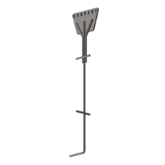 SYSCOM TOWERS Ancla de Piso Tipo Paleta 7 Orificios para Retenida. Placa: 3/4", Redondo: 1", Altura: 210 cm. Galv. Inmersión. MOD: SAZ-90G-7R