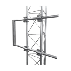 SYSCOM TOWERS Brazo Uso Rudo para Torre STZ Galvanizado por Inmersión en Caliente de 170 x 60 cm Tubo 2" Ced 30. S-BLUE-G