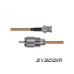 EPCOM INDUSTRIAL Cable LP142 con conectores BNC Macho / UHF Macho. SBNC142KUHF60