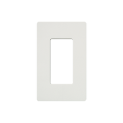 LUTRON ELECTRONICS Placa de pared 1 espacio, para atenuador (dimmer), apagador ó control remoto inalámbrico LUTRON. MOD: SC1SW