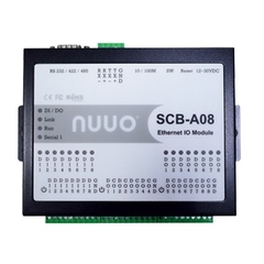 NUUO Módulo de entrada y salida de alarma IP (8 entradas y 8 salidas de alarma) Interfaz RS-485 MOD: SCB-A08