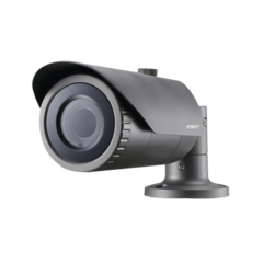 Hanwha Techwin Wisenet Cámara Bala Híbrida / AHD 1080p / Lente Varifocal 2.8 - 12 mm / IR 30 m / IP66 MOD: SCO-6083R