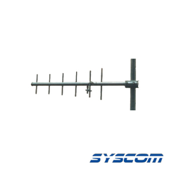 SYSCOM Antena base UHF, direccional, rango de frecuencia 400 - 430 MHz MOD: SD-4006