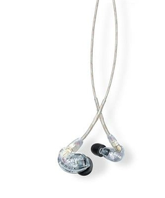 SE215-CL Shure Audífonos Sound Isolating con cable removible de 3.5 mm - Acabado transparente, Potente sonido y aislamiento de ruido