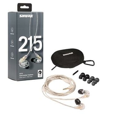 SE215-CL Shure Audífonos Sound Isolating con cable removible de 3.5 mm - Acabado transparente, Potente sonido y aislamiento de ruido - comprar en línea