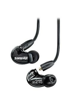 SE215-K Shure Audífonos In-Ear Profesionales - Negro, Potentes y Confortables para Sonidos Profesionales