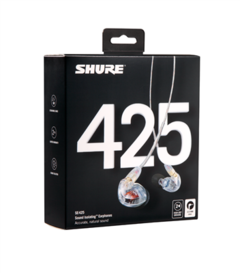 SE425-CL Shure - Auriculares Aislantes de Sonido, Potente y de Alta calidad - Ideal para Músicos Profesionales