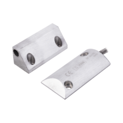 SFIRE Contacto Magnético para Piso, Salida Dual NC/NA, GAP 75mm, Cubierta de Aluminio con 55cm de Cable Blindado MOD: SF-3014-C