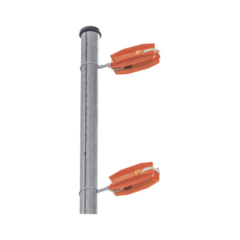 SFIRE Aislador de color Naranja para postes de esquina de alta Resistencia con Anti UV de uso en cercos eléctricos MOD: SFESQUINEROOR