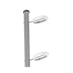 SFIRE Aislador Blanco para postes de esquina de alta Resistencia con Anti UV de uso en cercos eléctricos MOD: SFESQUINEROW