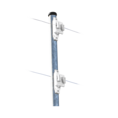 SFIRE Aislador de Paso Blanco reforzado para cercos eléctricos, resistente al clima extremoso MOD: SFPASOW