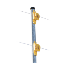 SFIRE Aislador de Paso color Amarillo reforzado para cercos eléctricos, resistente al clima extremoso MOD: SFPASOY