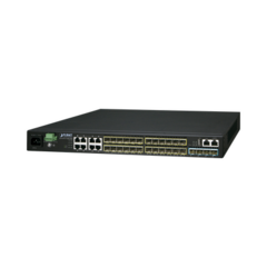 PLANET Switch Administrable L3 16-Puertos 100/1000X SFP, 8-Puertos Gigabit TP/SFP, 4-Puertos 10G SFP+ Stackable MOD: SGS-6341-16S8C4XR