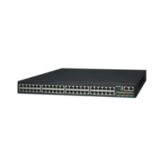 PLANET Switch Administrable Stackeable Capa 3, 48 Puertos 10/100/1000T, 4 Puertos 10G SFP+ MOD: SGS-6341-48T4X