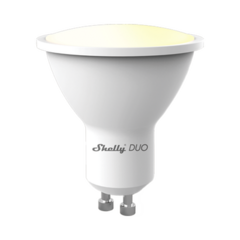 SHELLY Foco tipo Gu10 inteligente con señal inalámbrica, color dual blanco y cálido, uso de App Shelly. AC 100-240V SHELLYDUOGU10
