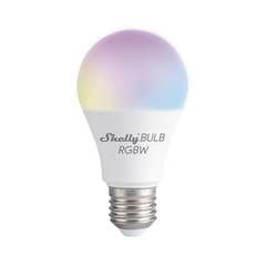 SHELLY Foco inteligente con señal inalámbrica WIFI / multi color RGBW/ uso de App Shelly/ AC 100-240V SHELLYDUORGBW